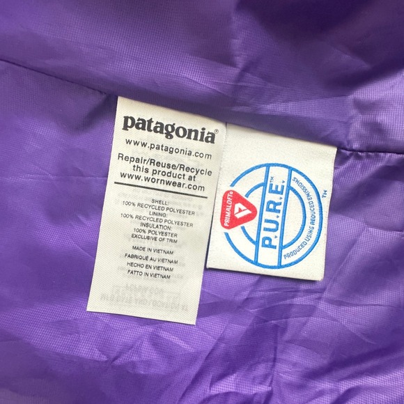 Jacket Purple Patagonia Nano Puff Insulated Full Zip Men's Medium - Picture 9 of 16